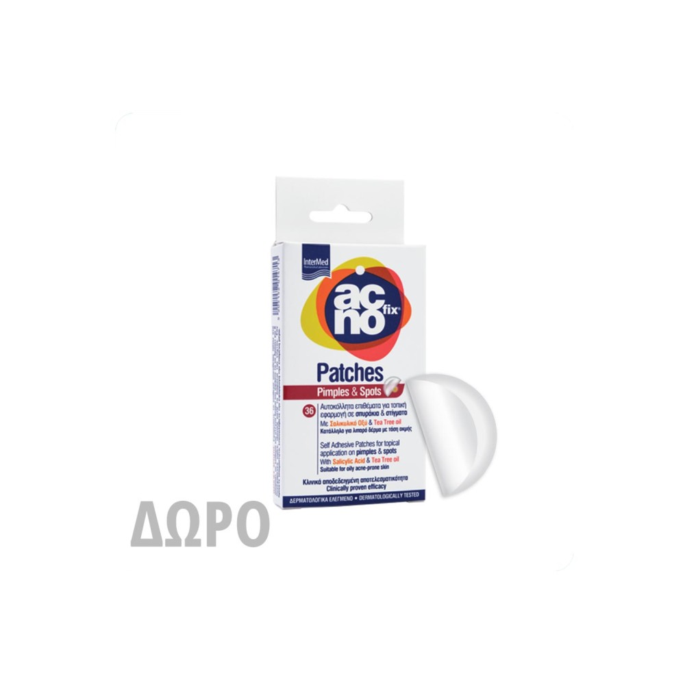 Με την αγορά 2 προιόντων Acnofix της Intermed Δώρο Acnofix Patches 36pcs